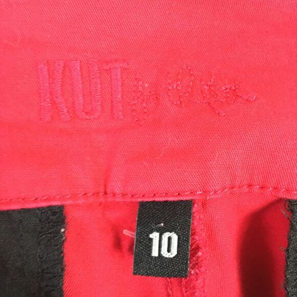 Kut from the Kloth Red Crop Trouser size 10 - Picture 6 of 8
